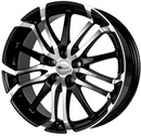 Felgi Brock B26 4x108 7.5x17 ET35 Glossy Black Polished