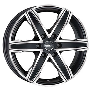 Felgi MAK KING6 6x130 6.5x16 ET62 Ice Black