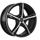 FELGI RONAL R62 5x105 7.5x18 ET42 Jetblack Matt Front Diamond Cut