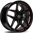 FELGI SEVENTY9 SV-B 5x120 8.5x19 ET33 Black Glossy Red Inner Lip