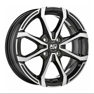 FELGI MSW X4 4x100 6x16 ET40 Gloss Black Full Polished