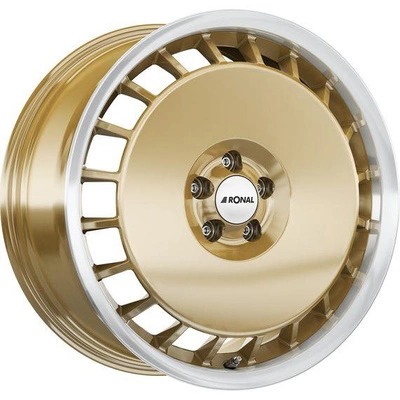 FELGI RONAL R50 5x120 8x18 ET50 Racing Gold Lip Diamond Cut