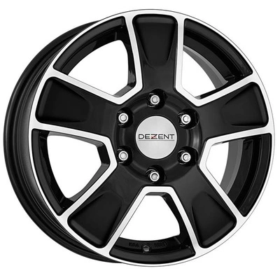 FELGI DEZENT VAN DARK 6x130 6.5x16 ET62 Black Polished