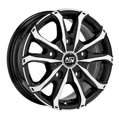 FELGI MSW 48 VAN 5x130 7.5x18 ET53 Gloss Black Full Polished