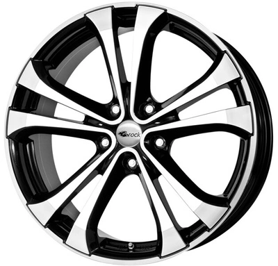 Felgi RC-Design RC17 5x100 7x16 ET38 Glossy Black Polished