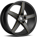 Felgi SEVENTY9 SV-N 5x120 8x18 ET30 Black Matt Milled Gold