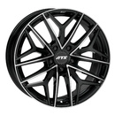 Felgi ATS PASSION 5x130 10x23 ET23 Diamond Black Front Polished