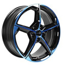 FELGI RONAL R66 5x112 8.5x20 ET35 Jetblack Blue Tinted