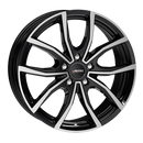 Felgi Autec Vidra 5x100 6.5x16 ET40 Black Polsihed