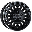 Felgi MAK OVERLAND 5x108 6.5x16 ET46 Gloss Black Mirror Ring