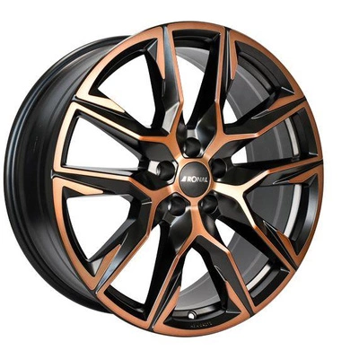 FELGI RONAL R71 5x112 8.5x20 ET52 Jetblack Copper Matt