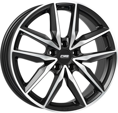 FELGI CMS C28 5x114.3 7.5x18 ET37 Diamond Black Gloss