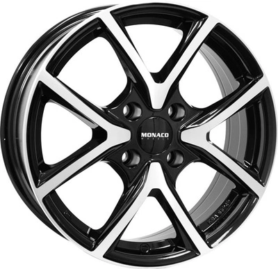 FELGI MONACO WHEELS CL2 4x100 6.5x16 ET40 Gloss Black Polished