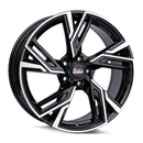 Felgi MAM RS5 5x108 7x16 ET38 Black Front Polish