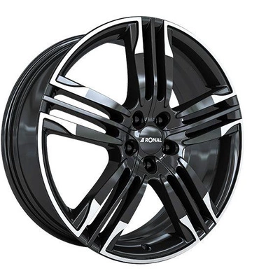 FELGI RONAL R58 5x108 8x20 ET40 Jetblack White Rim