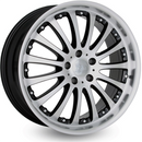 FELGI MAM MT2 5x100 8.5x19 ET30 BLACK FRONT POLISH