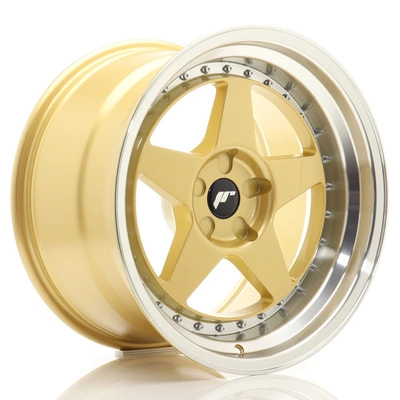 Felgi Japan Racing JR6 18x10.5 ET0-25 5H BLANK Gold w/Machined Lip