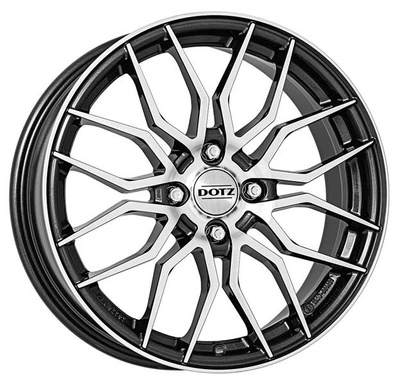 FELGI DOTZ LIMEROCK DARK 4x100 7x17 ET44 Gunmetal Polished