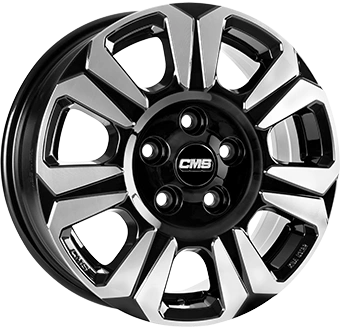 Felgi CMS C31 5x160 6.5x17 ET60 Gloss Black Polished