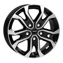 FELGI AUTEC KISO 5x130 6.5x16 ET66 Black Polished