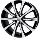 Felgi Brock B21 4x108 7.5x17 ET29 Black Matt Polished