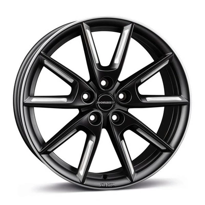 FELGI BORBET LX18 5x112 8x18 ET44 Black Matt Silver Spoke Rim