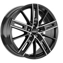 FELGI RONAL R67 5x108 8x19 ET55 Jetblack Front Diamond Cut