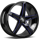 FELGI SEVENTY9 SV-N 5x112 8.5x19 ET35 Black Glossy Milled Blue