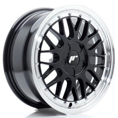 Felgi Japan Racing JR23 16x7 ET20-45 5H BLANK Gloss Black w/Machined Lip