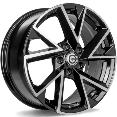 FELGI CARBONADO SUMMER 5x100 7x17 ET40 Black Front Polished