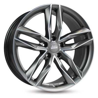 FELGI MAM RS3 5x114.3 8.5x19 ET45 Matt Palladium Front Polish