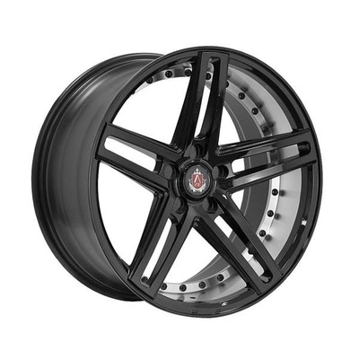 FELGI AXE EX20 5x115 8.5x19 ET40 Gloss Black Polished Barrel