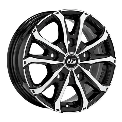 FELGI MSW 48 VAN 5x120 6.5x16 ET60 Gloss Black Full Polished