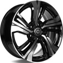 FELGI CARBONADO MONK 5x114.3 7x17 ET45 Black Front Polished