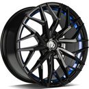 FELGI SEVENTY9 SV-C 5x114.3 8.5x19 ET40 Black Glossy Blue Inner Lip