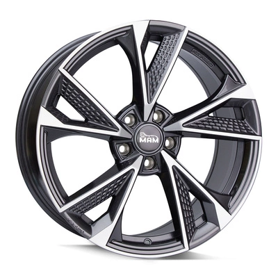 Felgi MAM RS6 5x100 8x18 ET38 Palladium Front Polish