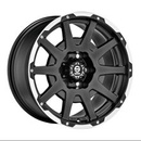 FELGI SPARCO DAKAR 5x114.3 7.5x17 ET20 Matt Black Lip Polished Rivets