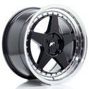 Felgi Japan Racing JR6 18x9 ET20-35 5H BLANK Gloss Black w/Machined Lip