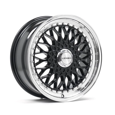 Felgi LENSO BSX 5x115 7.5x16 ET25 Gloss Black Polished