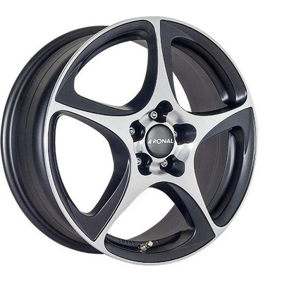 FELGI RONAL R53 5x114.3 8x18 ET45 Matt Black Front Diamond Cut