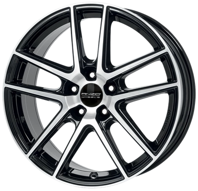 FELGI ANZIO SPLIT 5x108 6.5x16 ET50 Diamond Black Front Polished