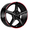 FELGI RONAL R69 5x120 8x18 ET55 Jetblack Red Rim