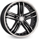 FELGI KESKIN KT11 5x114.3 8x18 ET42 MATT BLACK FRONT POLISH STEEL LIP