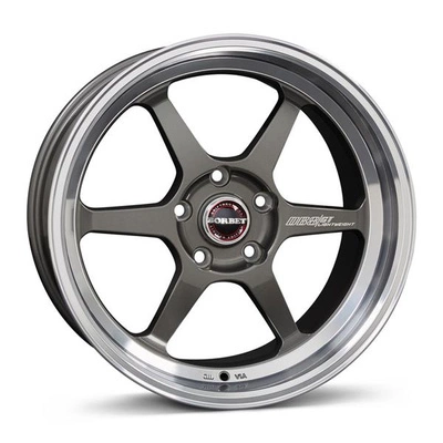 FELGI BORBET DB8GT 5x120 8.5x18 ET20 Graphite Rim Polished