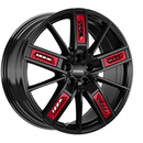 FELGI RONAL R67 RED 5x114.3 8.5x20 ET40 Jetblack