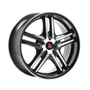 FELGI AXE EX5 4x114.3 7.5x17 ET35 Black Polished Lip