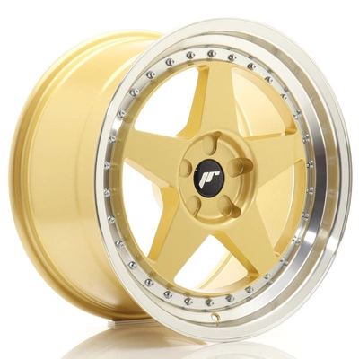 Felgi Japan Racing JR6 18x9.5 ET20-40 5H BLANK Gold w/Machined Lip