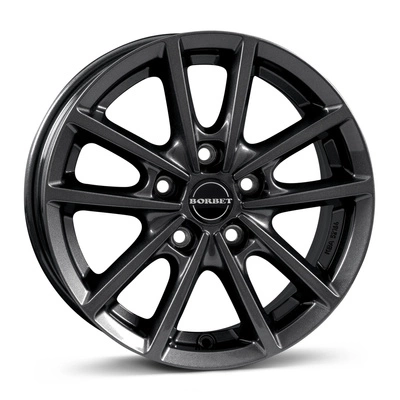 Felgi Borbet W 5x108 6x15 ET43 Mistral Anthracite Glossy