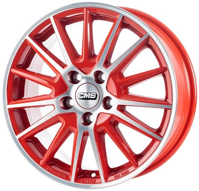 FELGI CMS C23 4x100 6x15 ET31 Diamond Red Gloss