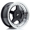 Felgi Japan Racing JR6 15x7 ET20-35 4H BLANK Gloss Black w/Machined Lip